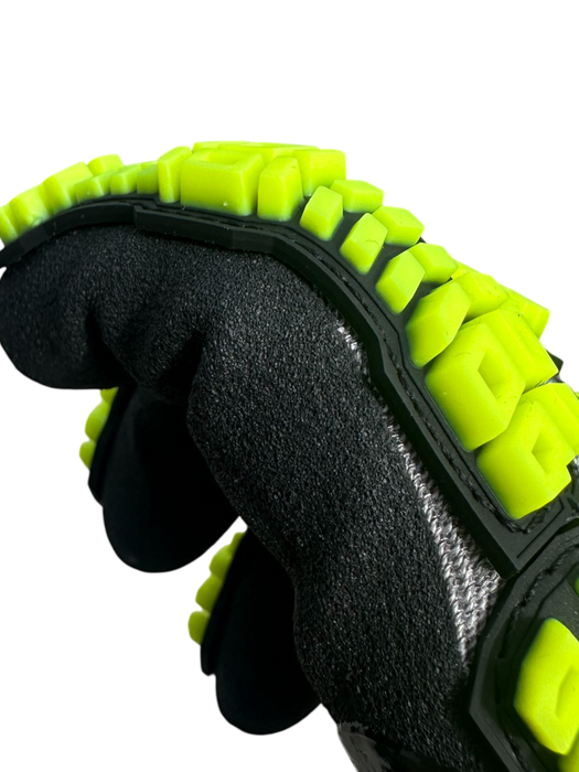 GX9 - High Cut-Resistant - 18-gauge - Impact Protection - Hi-Vis - Sandy Nitrile Coated Glove