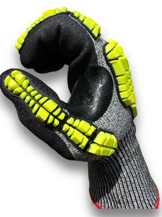 GX8 - High Cut-Resistant - Impact Level 2 - 13-gauge - Hi-Vis Sandy Nitrile Coated Glove