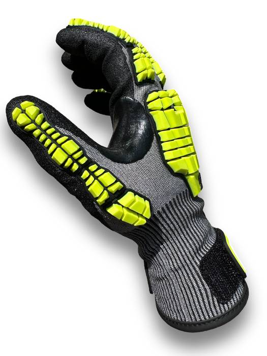 GX9 - High Cut-Resistant - 18-gauge - Impact Level 2 - Hi-Vis - Sandy Nitrile Coated Glove