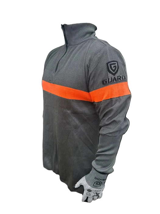 GXB72 - PREMIUM CUT-RESISTANT SHIRT (1/4 ZIP) - ANSI Cut Level A5-A9